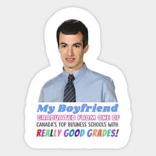 Nathan Fielder is my boyfriend Sticker